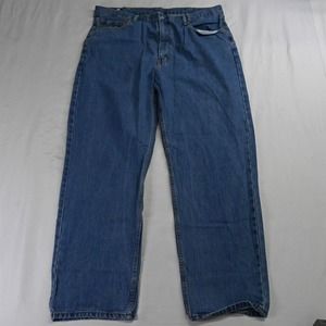 Levi's 40 x 32 550 Relaxed‎ Fit Light Stonewashed Denim Jeans